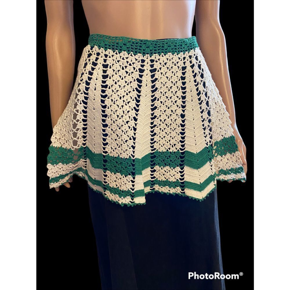 Vintage Crocheted Apron